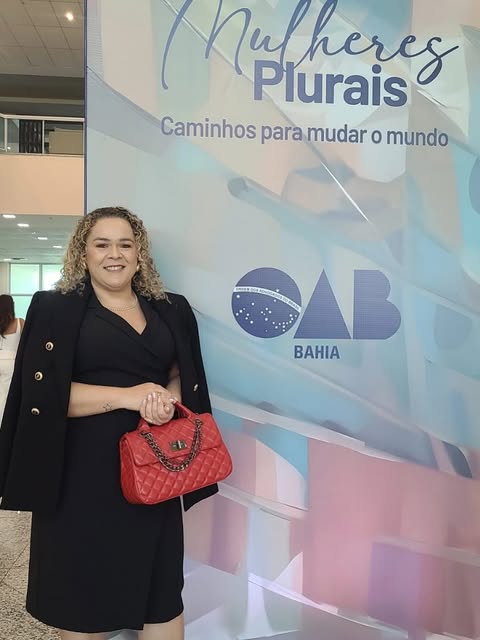 Priscila Dias no evento Mulheres Plurais — OAB Bahia
